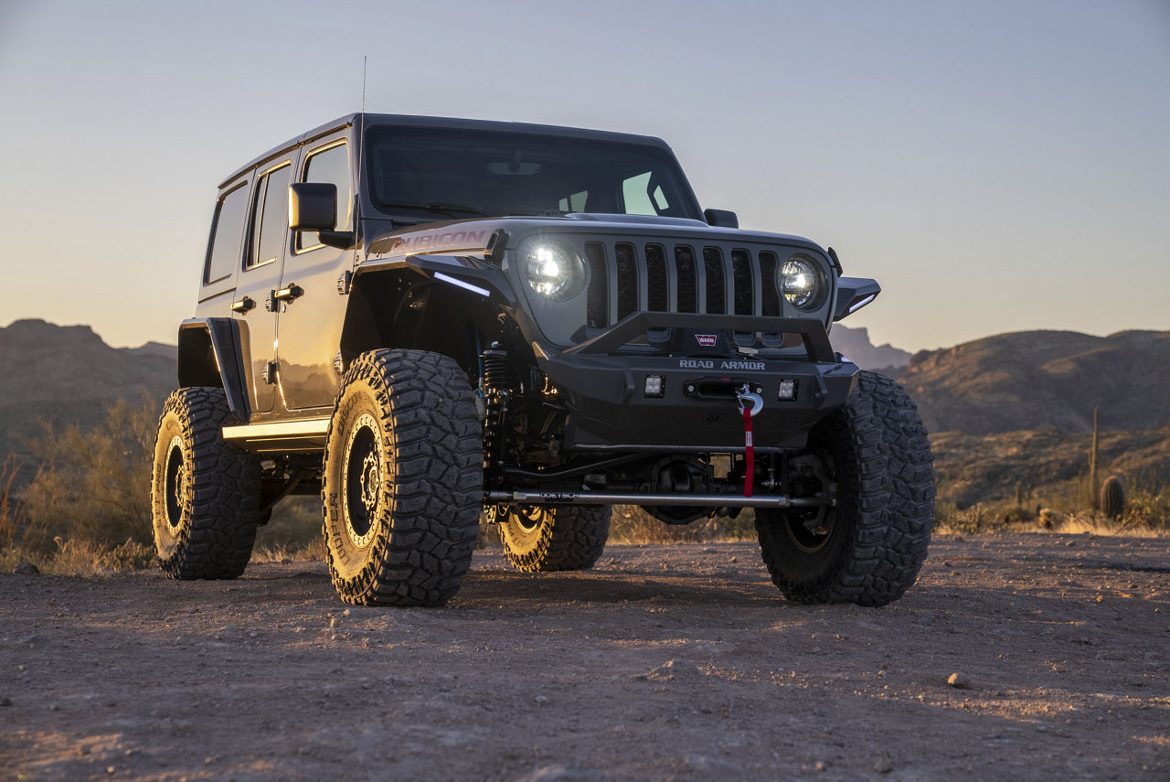 2020 Jeep Wrangler JLU - Black Rhino ABRAMS - Black | Black Rhino